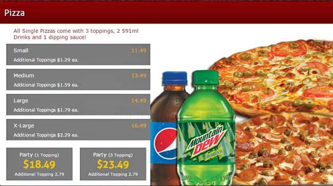 Double Double menu
