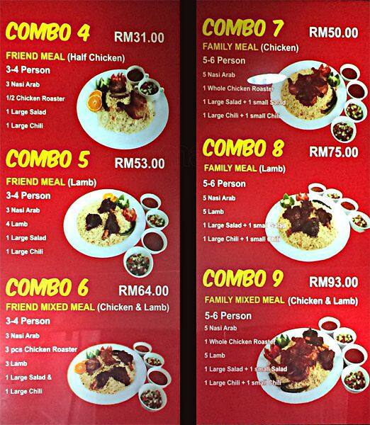 D Arab Station Menu Menu For D Arab Station Sungai Besi Kuala Lumpur