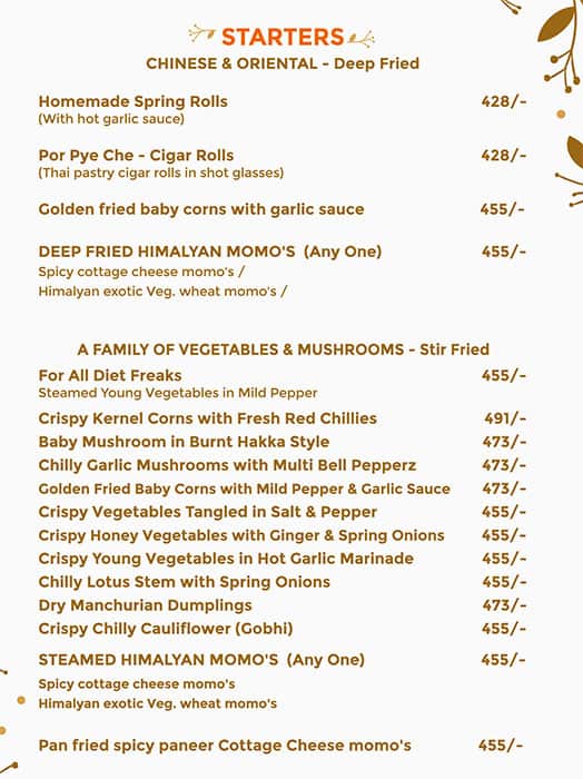 Bell Pepperz menu