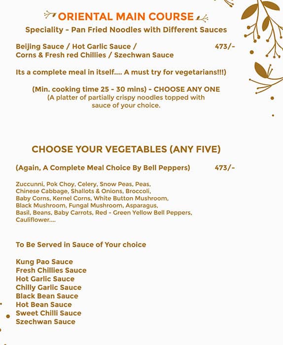 Bell Pepperz menu