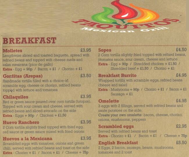 Taquitos Menu, Menu for Taquitos, Victoria, London Zomato UK