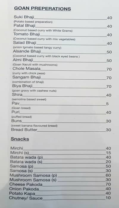 Cafe Tato since 1913 (Patto) menu
