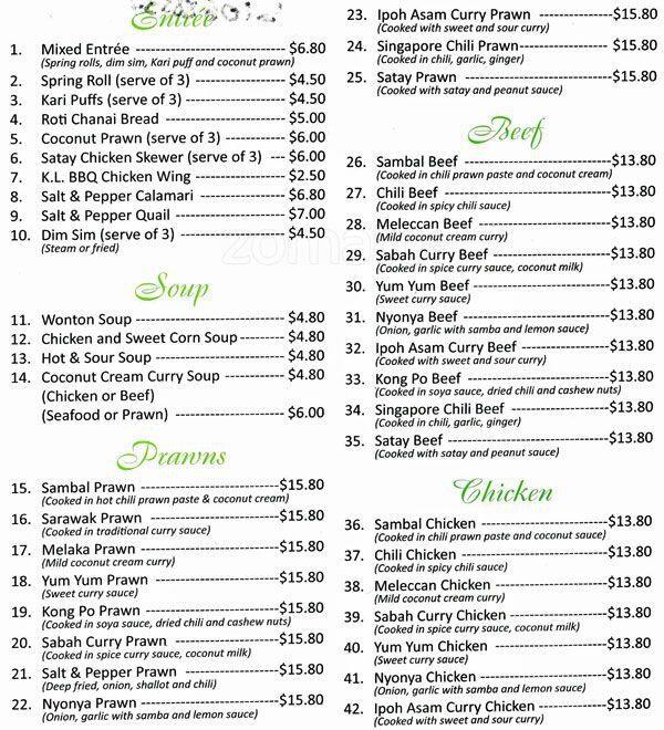 Green Leaf Sushi Cafe Menu Green Leaf Sushi Cafe Menu