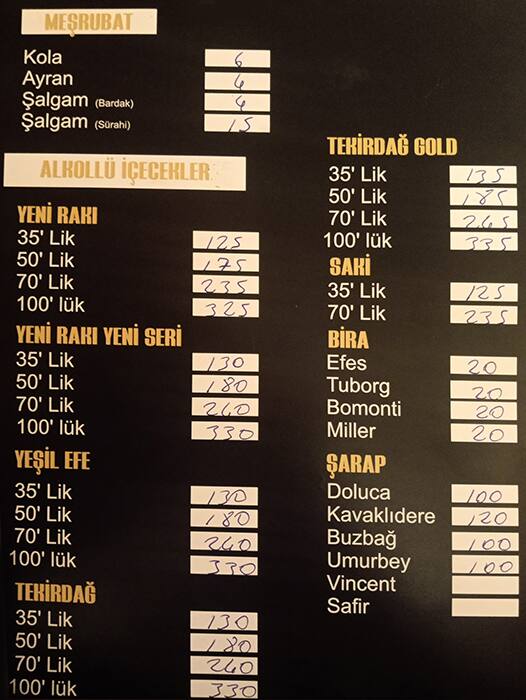 Emmi menu