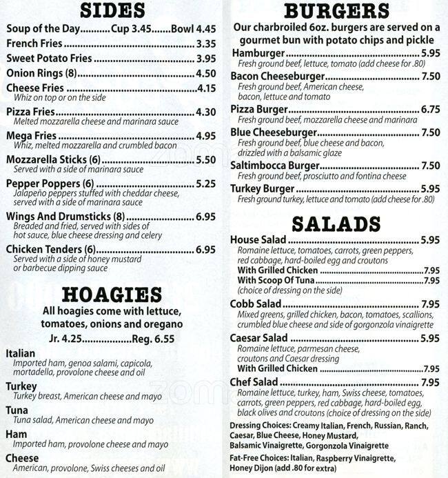 Joseph's Pizza Menu, Menu for Joseph's Pizza, Fox Chase, Philadelphia ...