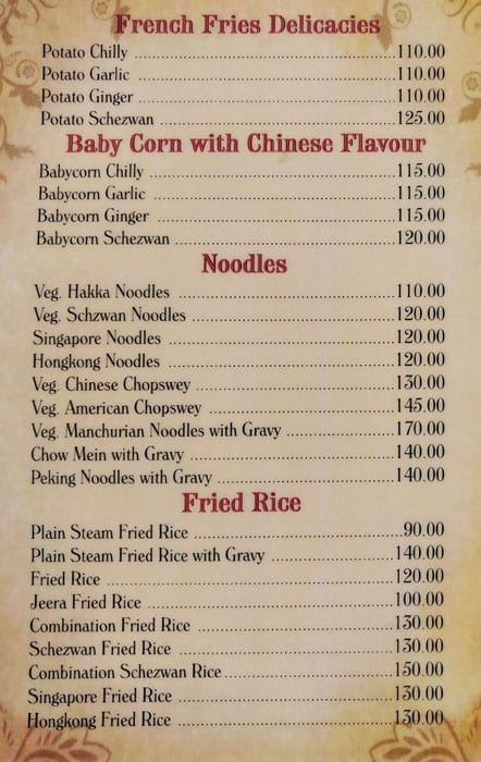 Green Channel menu