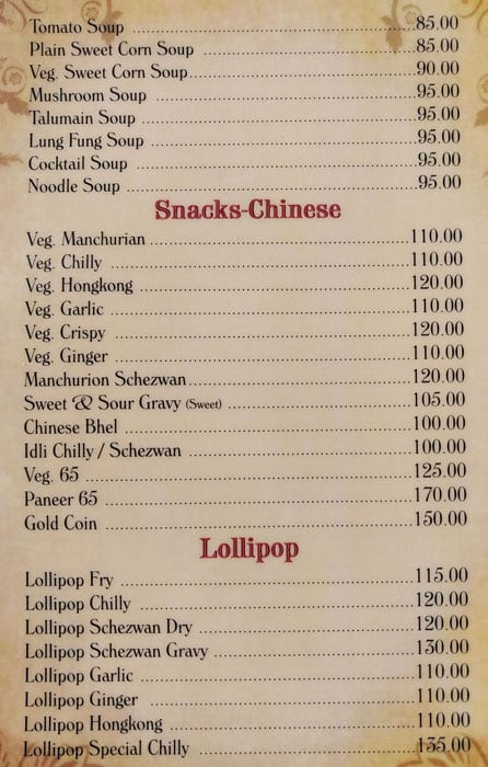 Green Channel menu