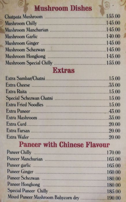 Green Channel menu