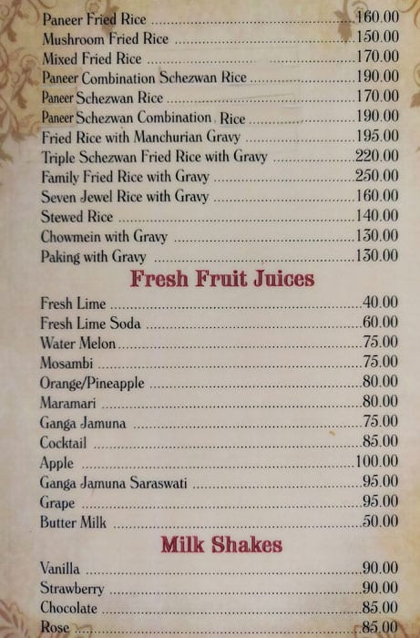 Green Channel menu