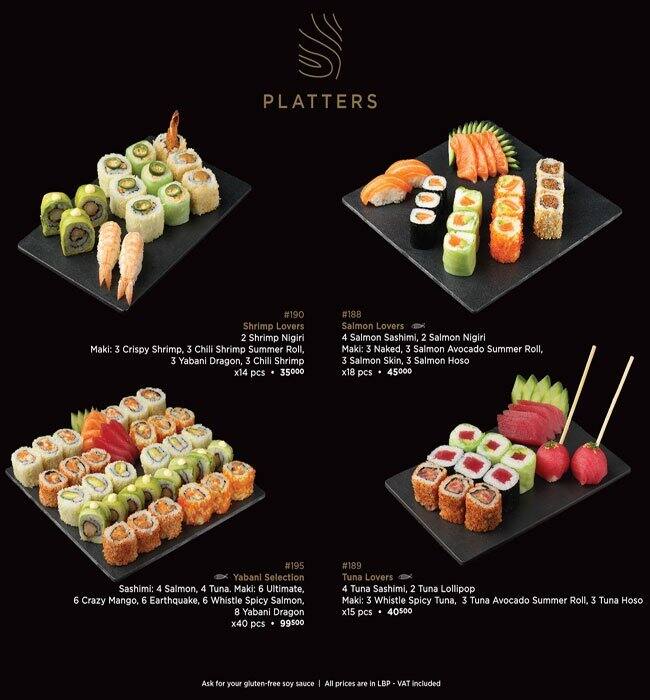 Yabani menu