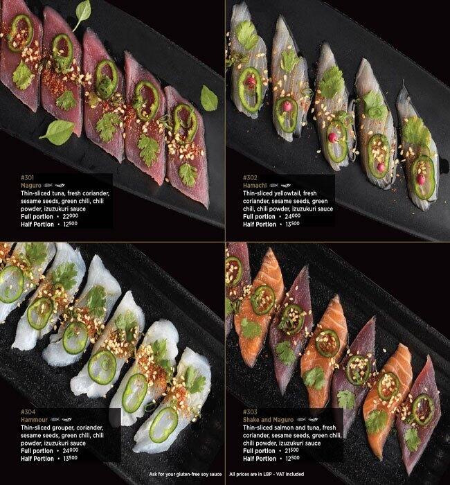Yabani menu