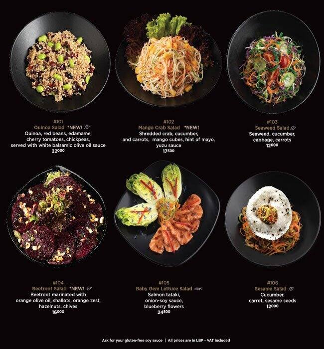 Yabani menu