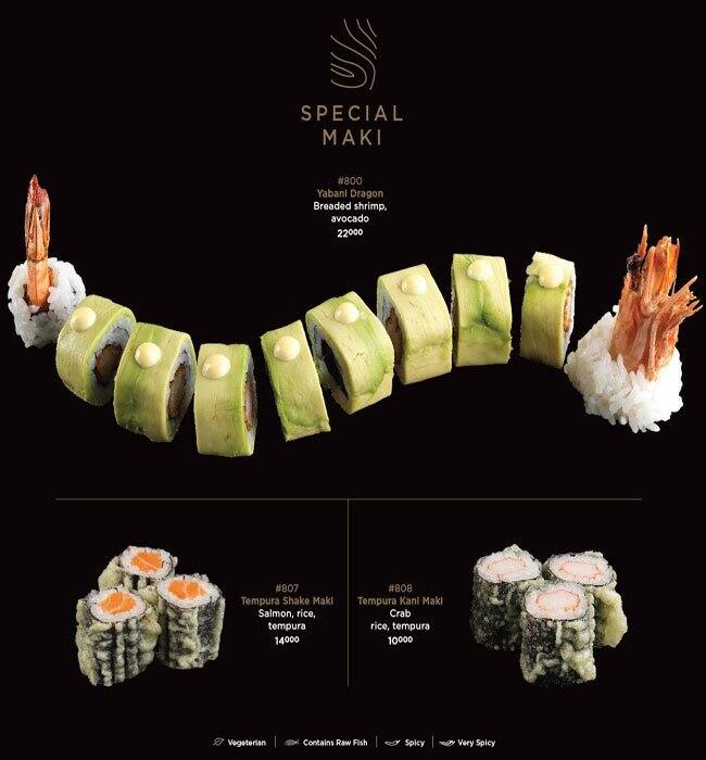 Yabani menu