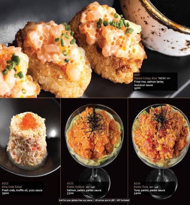 Yabani menu