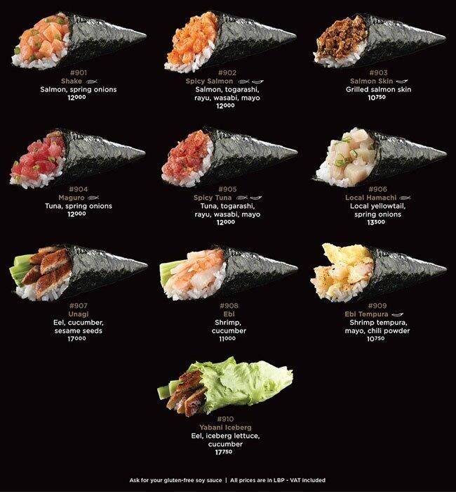 Yabani menu
