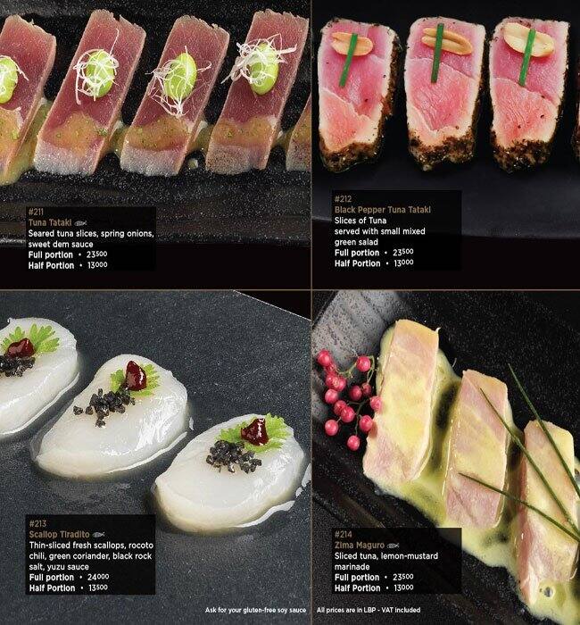 Yabani menu