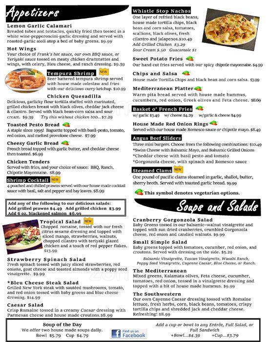 Whistle Stop Ale House Menu, Menu for Whistle Stop Ale House, Renton
