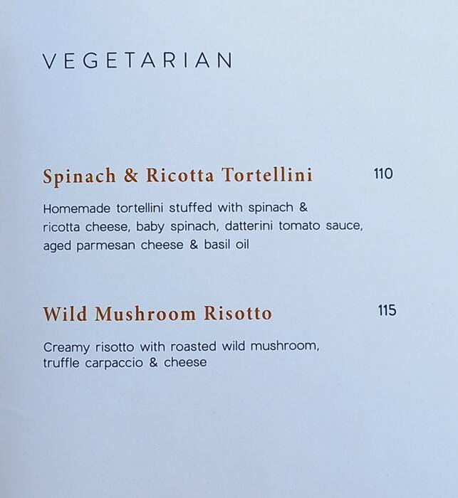 Menu at The Meat Co. steakhouse, Dubai, Souk Al Bahar