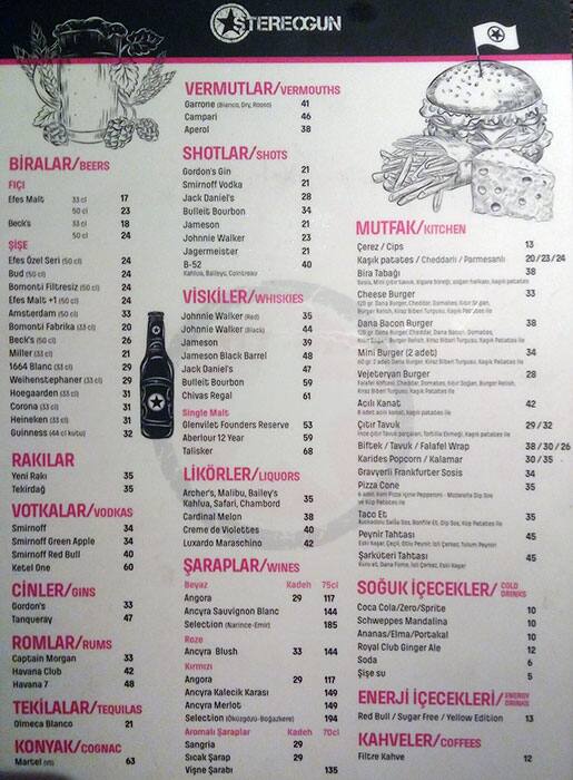 hera menu hera kadikoy merkez istanbul icin menu