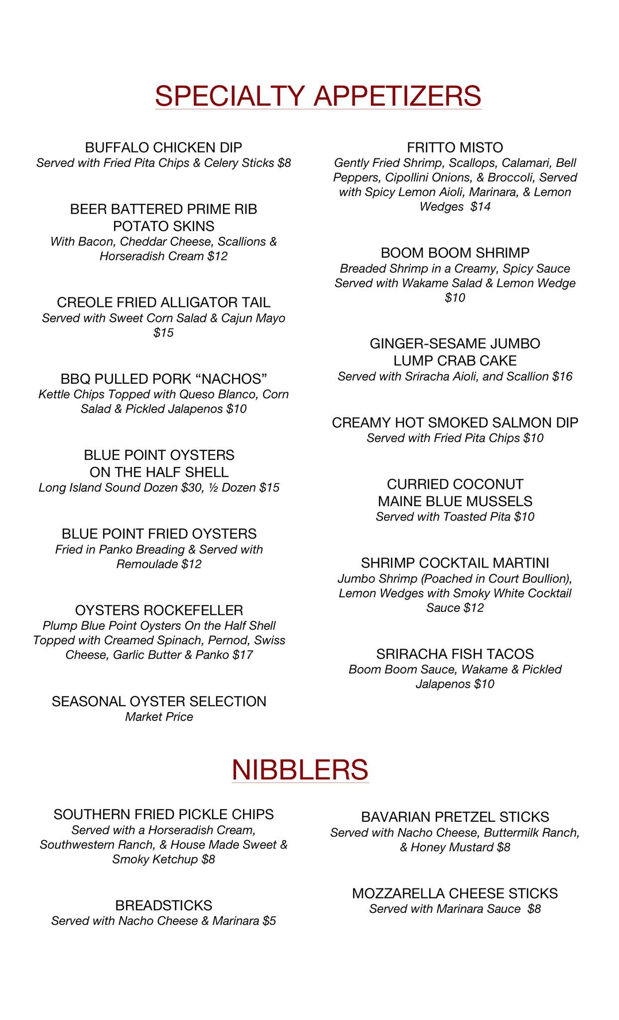 Angler's Inn at Lunker's Menu Urbanspoon/Zomato