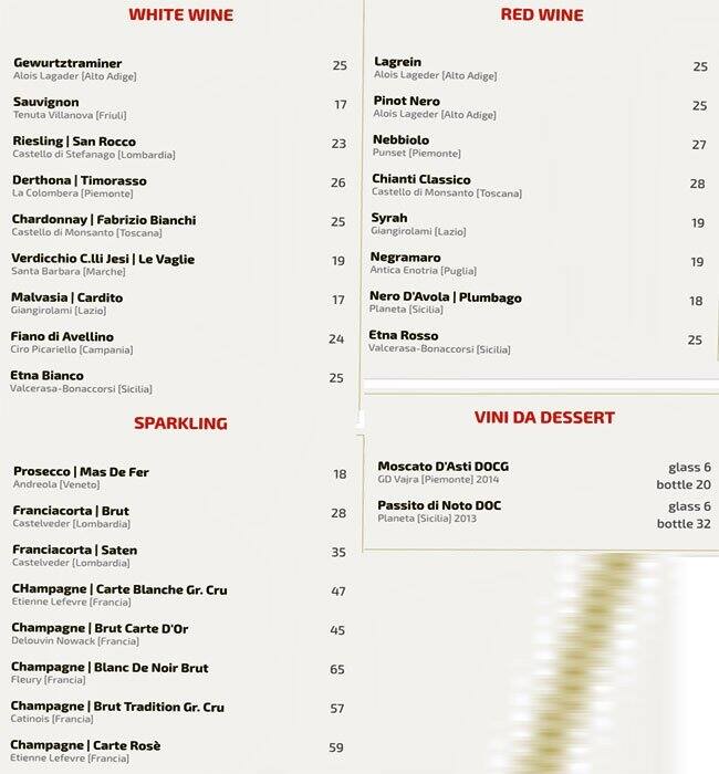 Menu di Ted 
