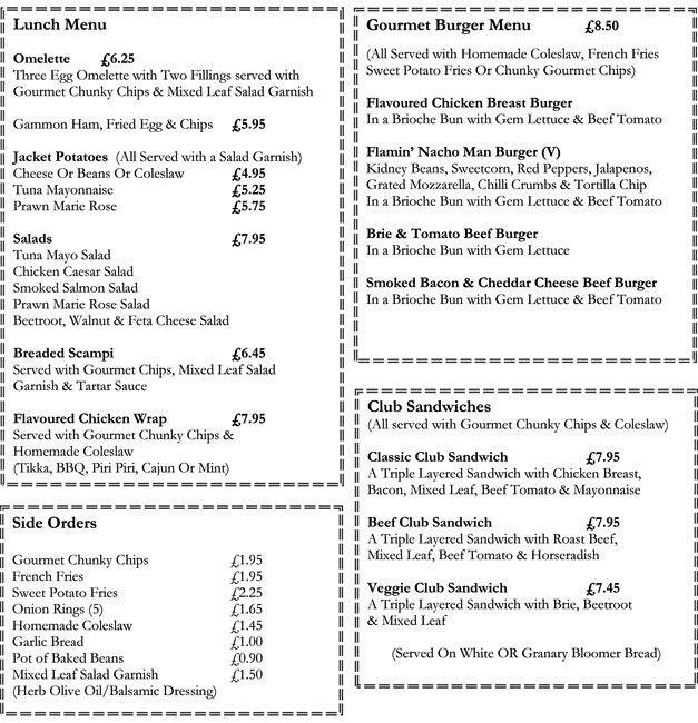 Menu at Yum Yums cafe, Bexley, Unit 4