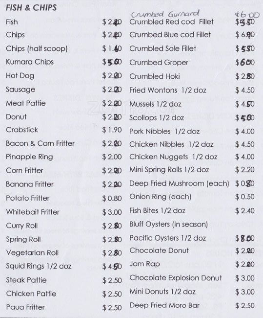 Thorrington Takeaways Menu, Menu for Thorrington Takeaways, Beckenham ...