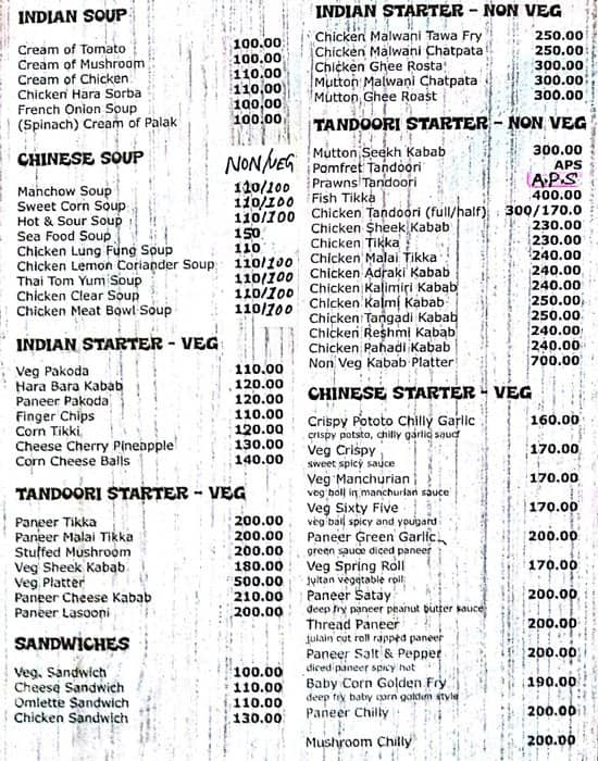 Crown Inn - Food Palace Menu, Menu for Crown Inn - Food Palace, Old ...