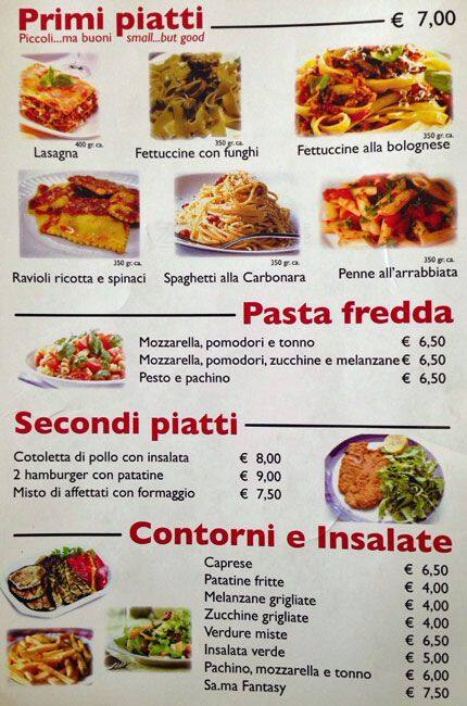 Menu di S.A.MA Cafe 