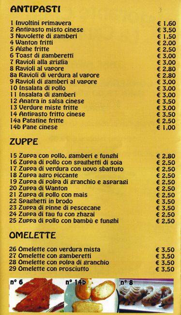 Ristorante - La Capitale Speisekarte
