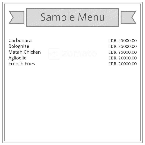 Menu At Manna Kitchen Restaurant West Jakarta