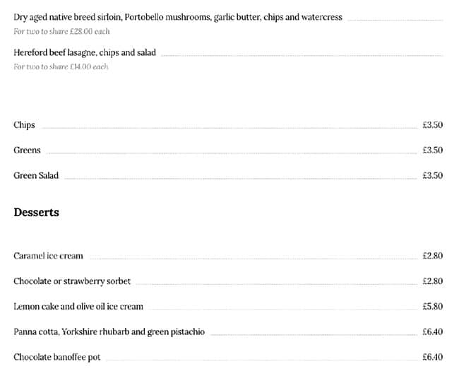 Menu at Camberwell Arms pub & bar, London, 65 Camberwell Church Street