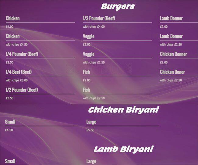 Menu at Charcoal Chicken fast food, Hounslow, 9294 Staines Rd