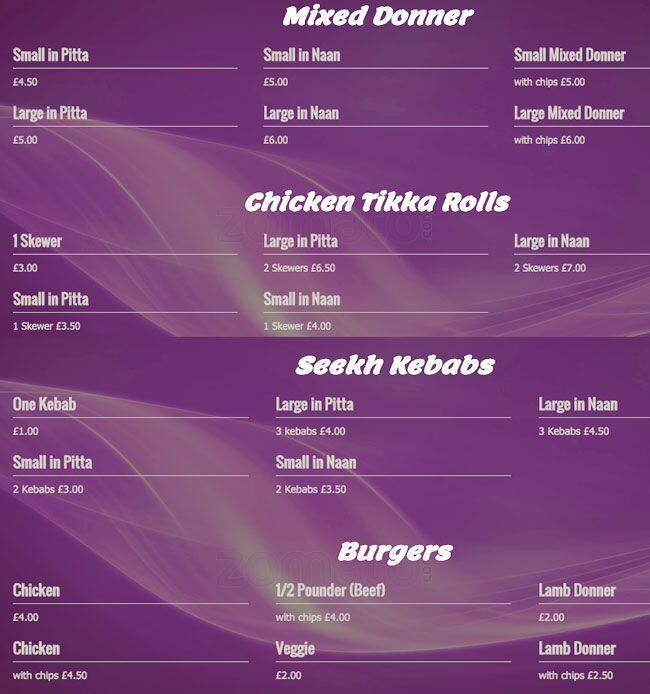 Menu at Charcoal Chicken fast food, Hounslow, 9294 Staines Rd