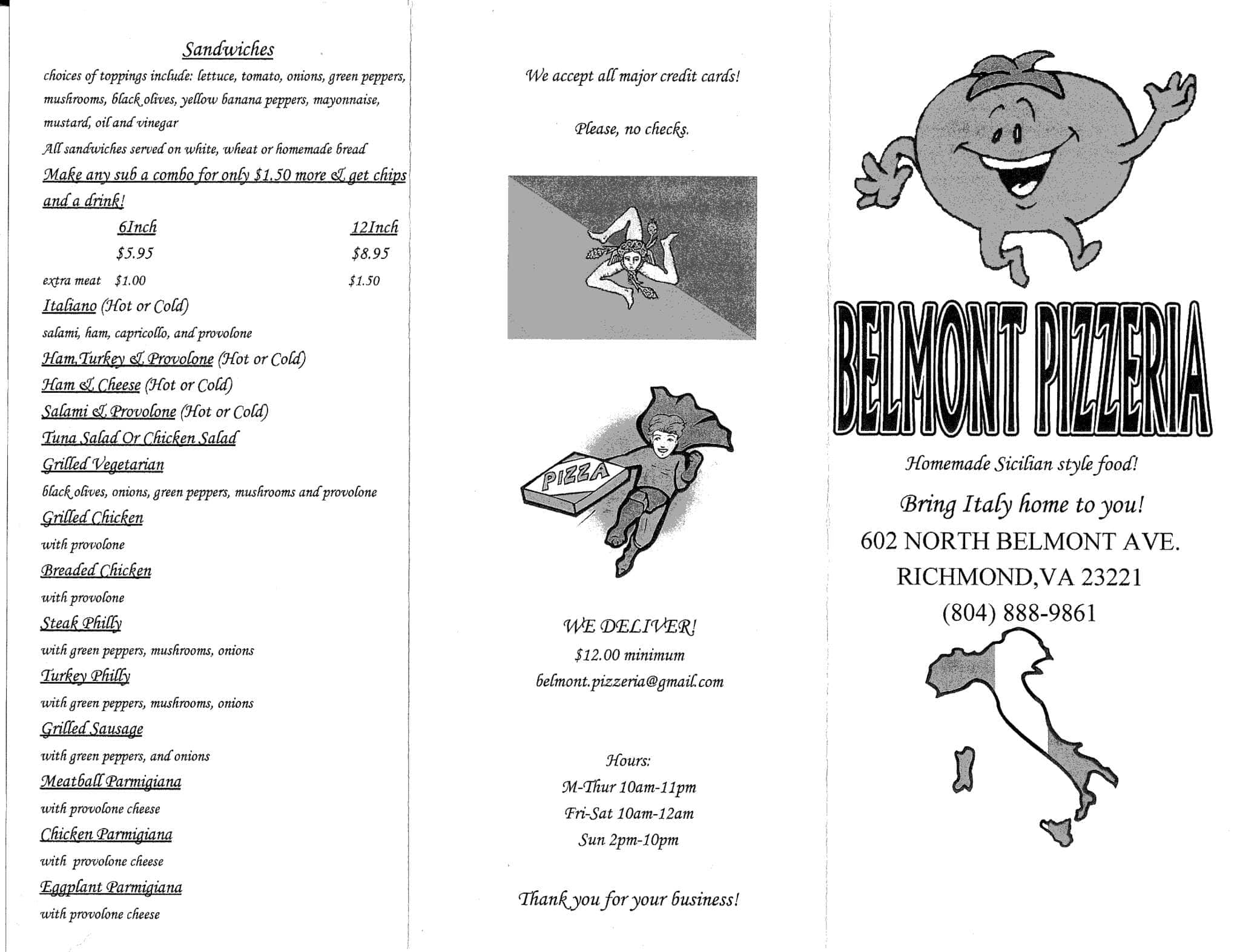 Gleaf Carytown Menu - 4p58oli