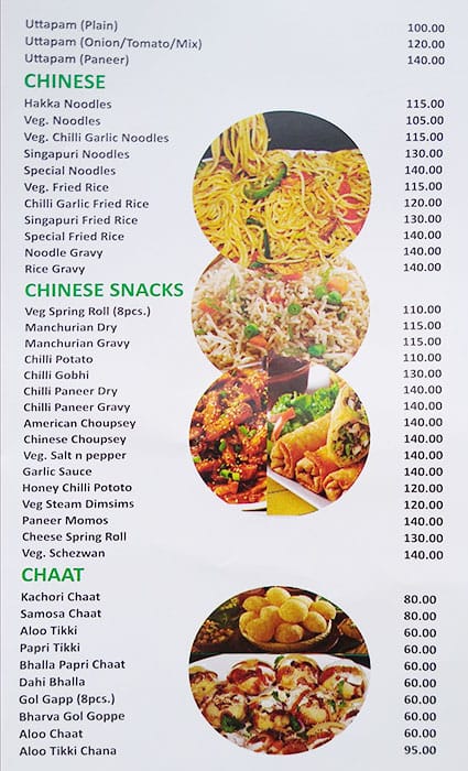 Menu at Bengal Cafe, New Delhi, Ab 13