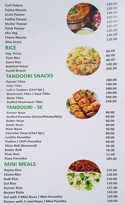 Menu at Bengal Cafe, New Delhi, Ab 13