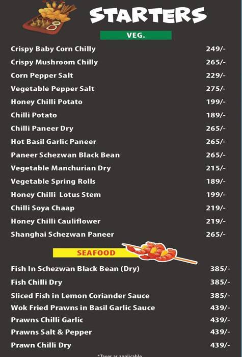 Deluxe Dhaba jerakpur menu