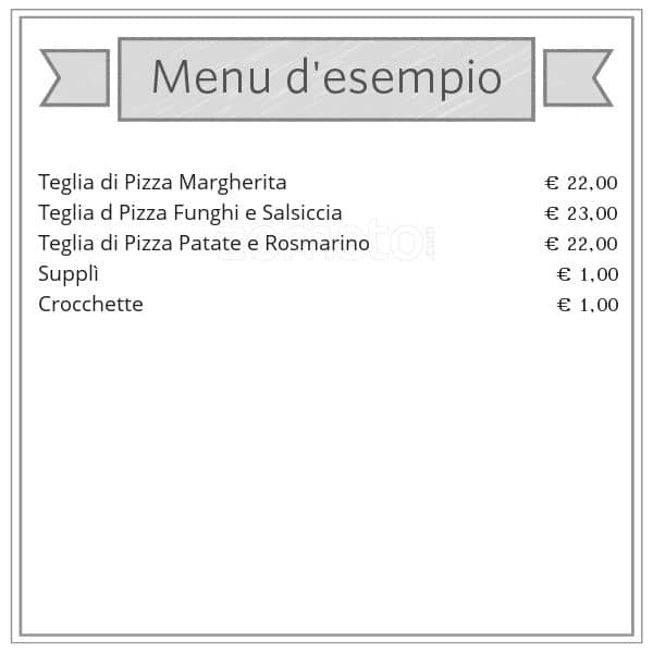 Menu di La Stella Tavola Calda 