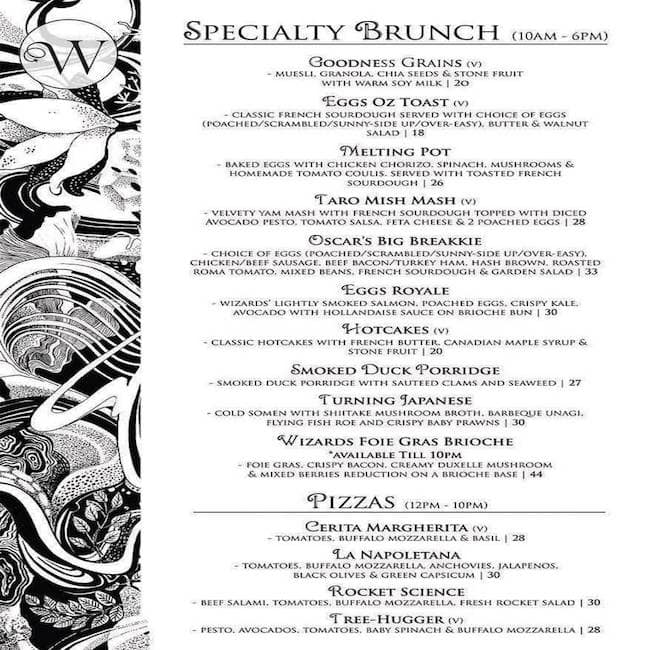 Wizards At Tribeca Menu Menu For Wizards At Tribeca Brickfields Kuala Lumpur