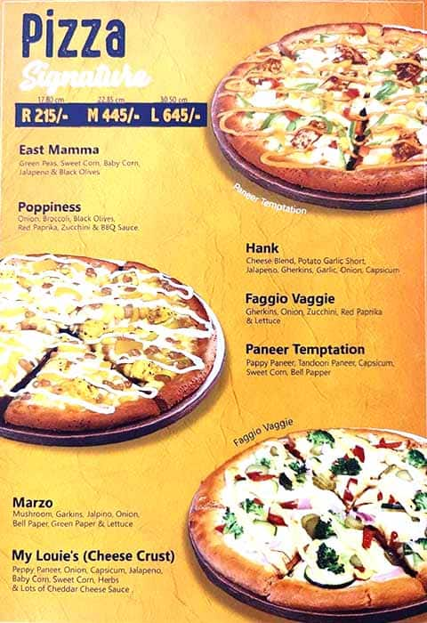 Menu at Papa Louie's Pizza Vaishnodevi Circle, Ahmedabad