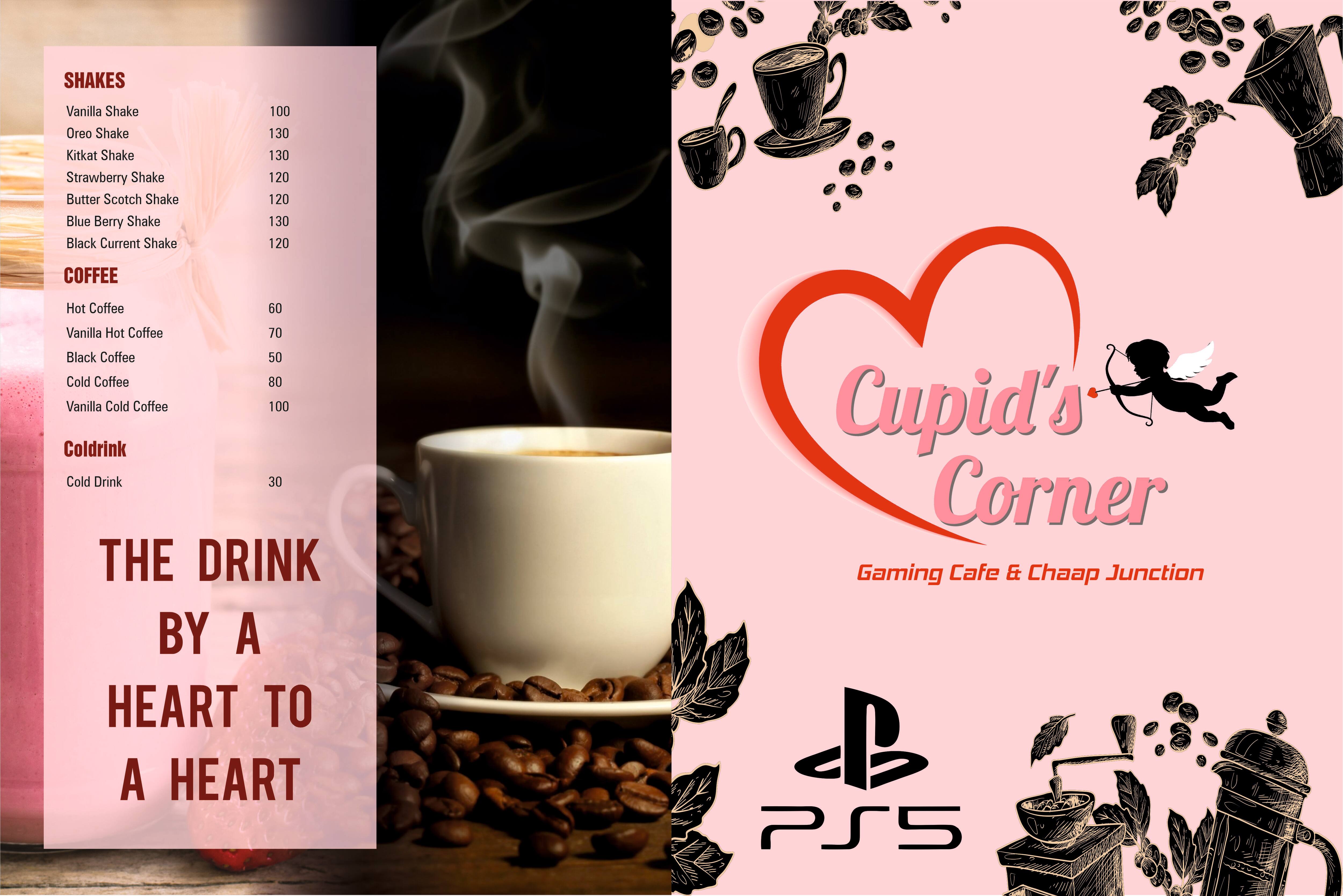 Cupid's Corner (Gaming Cafe & Chaap Junction) menu
