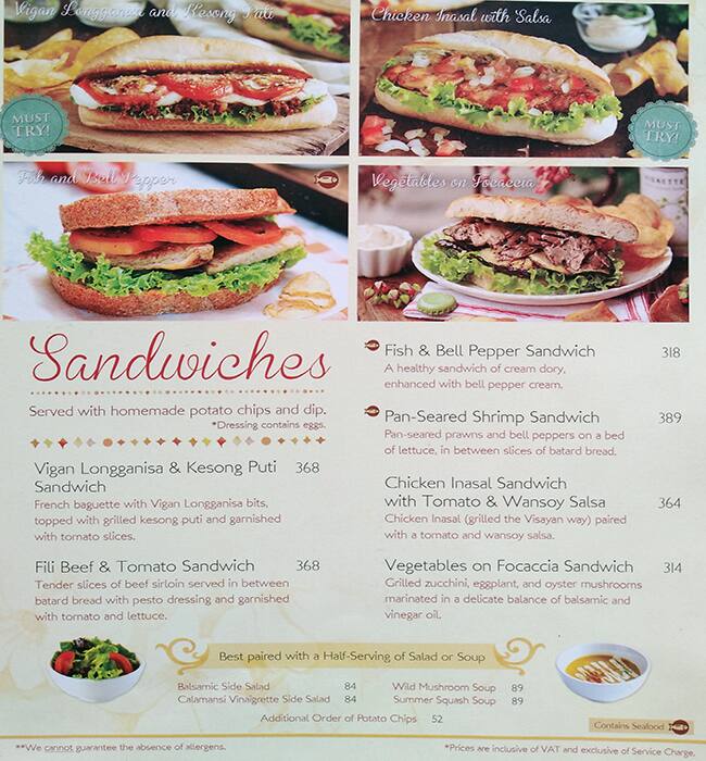 Homework bf paranaque menu 03 image