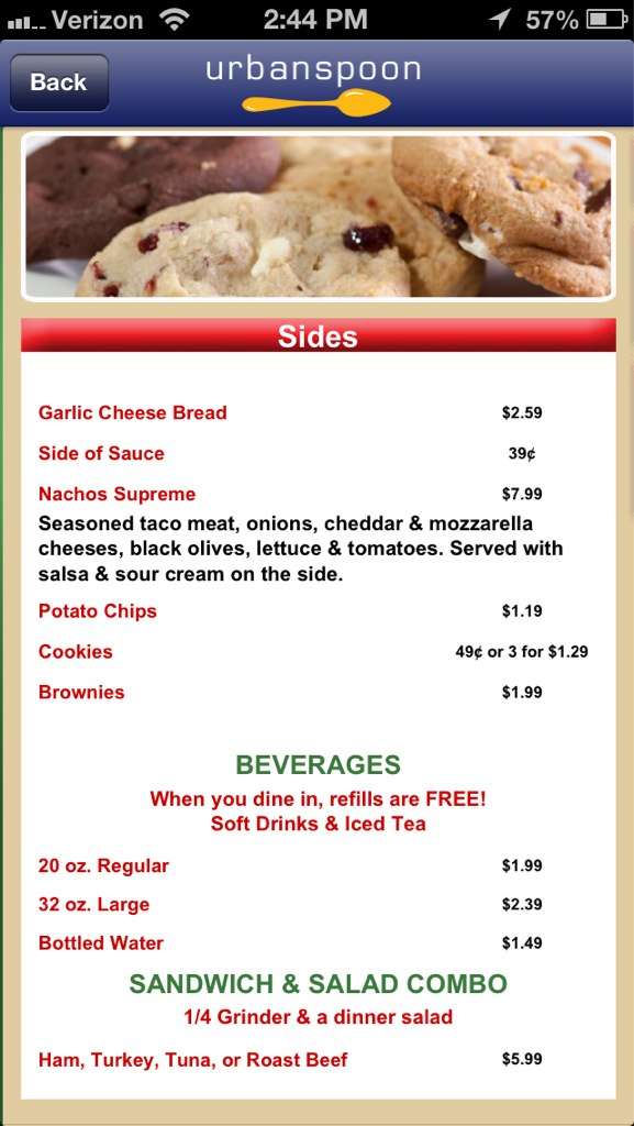 Menu at Santino's Pizza & Grinders pizzeria, Pace, Woodbine Rd
