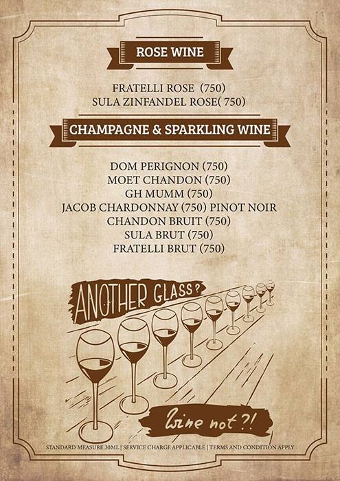 The Lords and Barons menu
