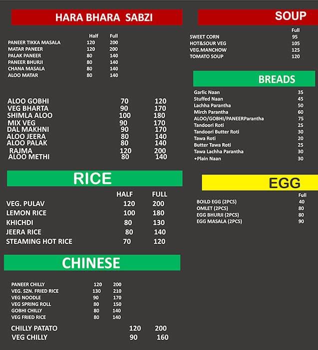 Menu Of Rolls A Rolls, Sector 63, Noida