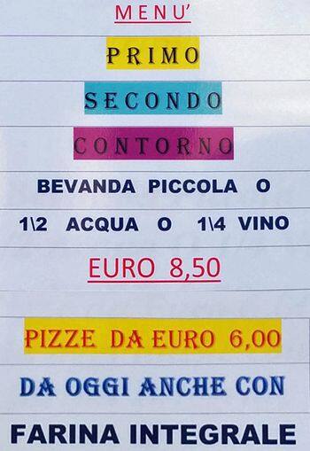 Menu di the Square 