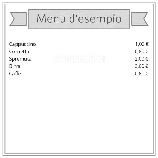 Royal Caffè Speisekarte