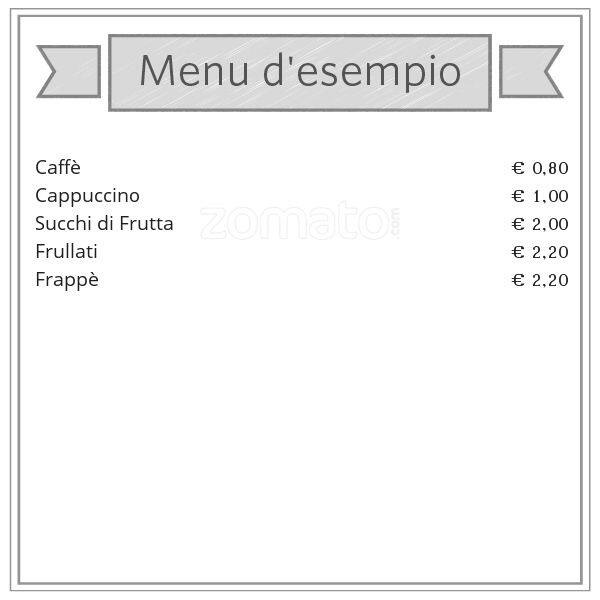 Menu di Arte E Caffè Bar 