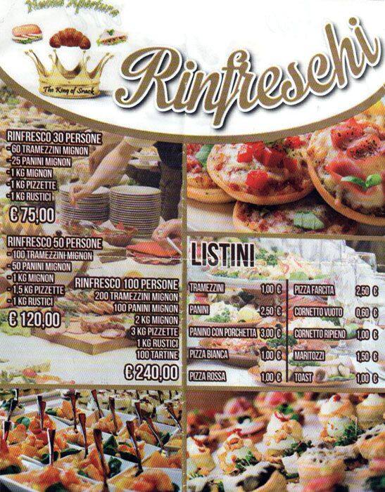 Menu di The King of Snack 